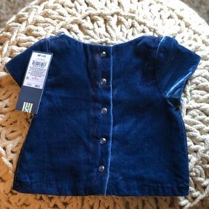 Genuine kids from Oshkosh velvet top